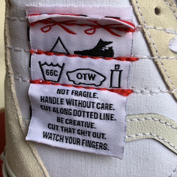 VANS SK8-Hi TAPERED DIY White/True White WMNS - Picture 5 of 15